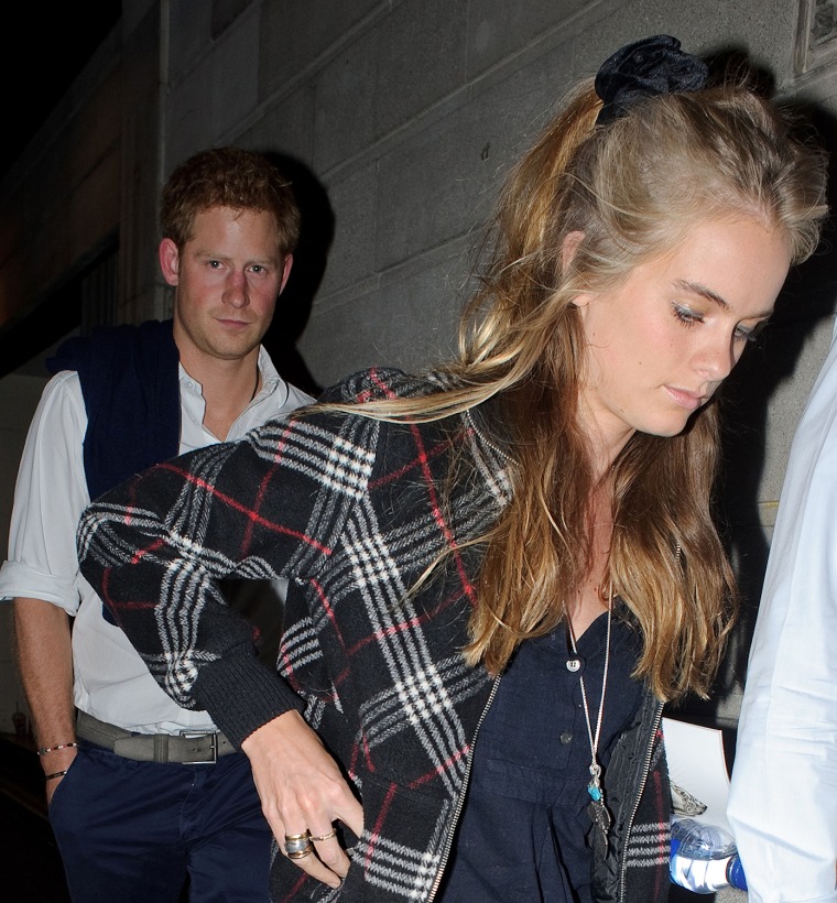 Prince Harry and Cressida have a theatre date
